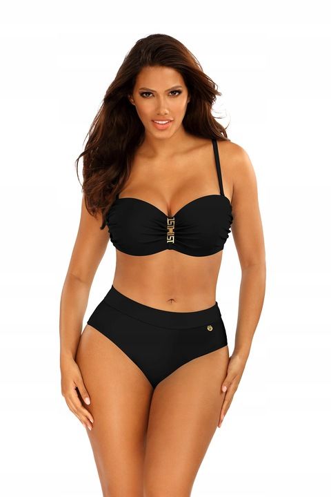 Strój Kąpielowy Dwuczęściowy Wysoki Stan Self 730 Ch4 Gold 42c Xl 80c