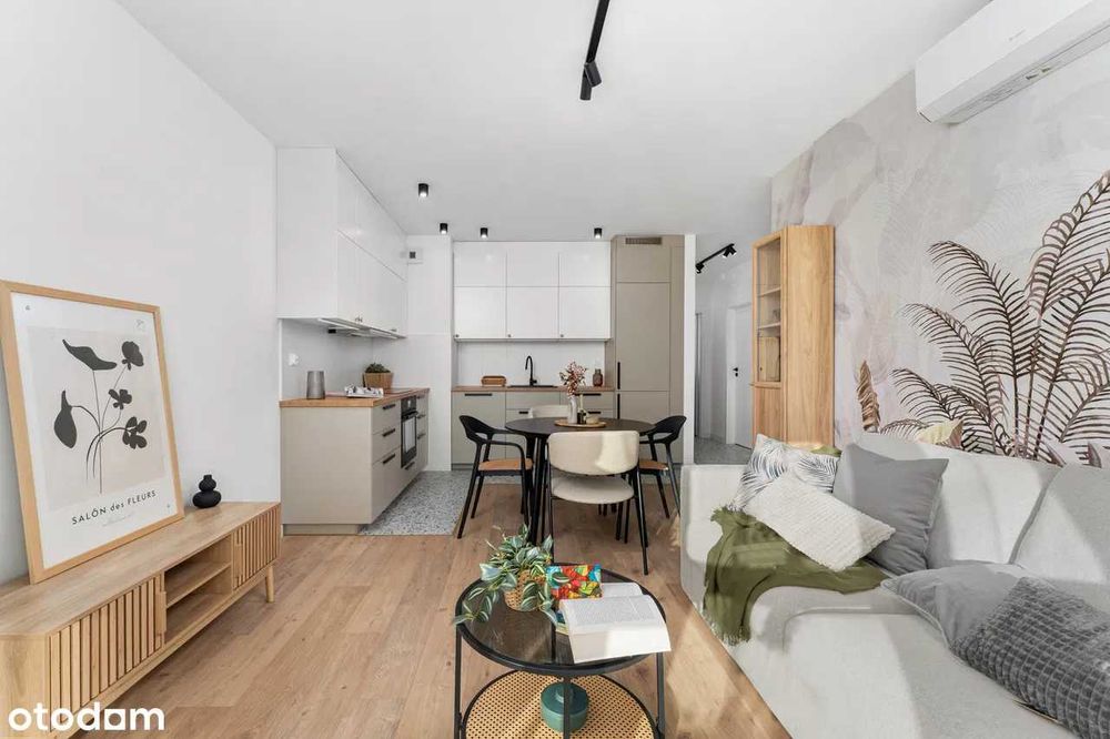 Nowoczesne 2-pokojowe mieszkanie 40 m² blisko Galerii Mokotów