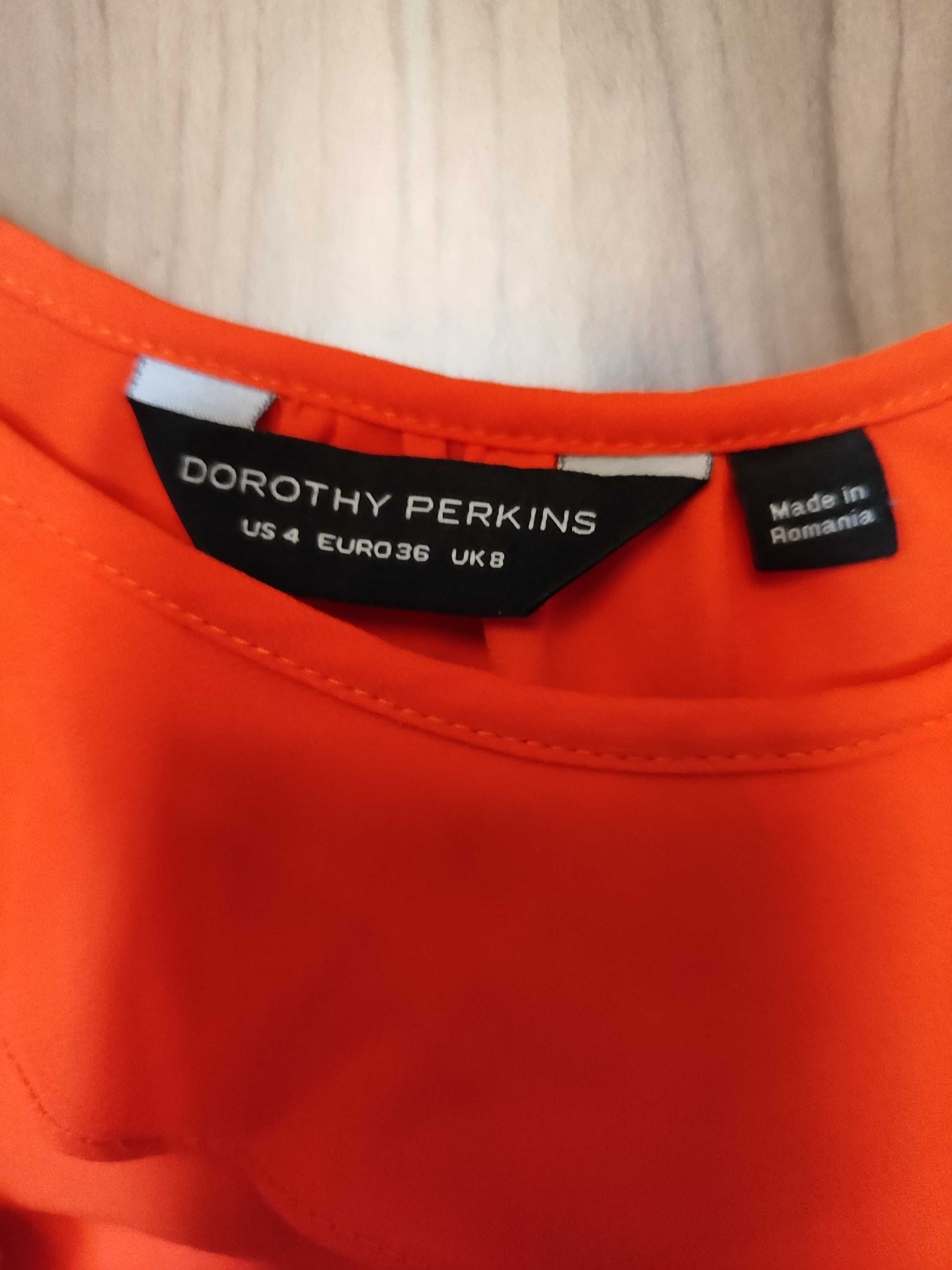 Bluzka hiszpanka . Dorothy Perkins roz S/M