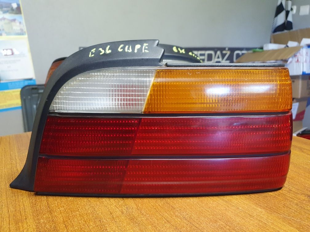 BMW E36 Coupe Cabrio Lampy Tył Tylne Komplet Prawa Lewa BDB Oryginał