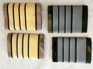 3 Pares de galões de Coronel do Uniforme de Campanha