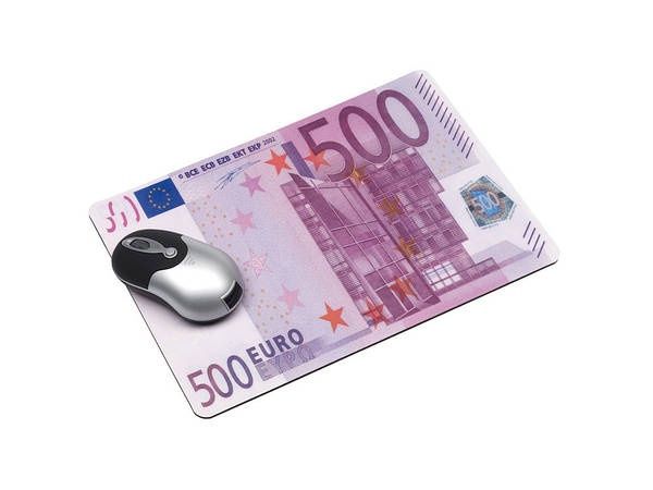 Копьютерный Коврик для мышки с рисунком "100 евро" 20см*28см