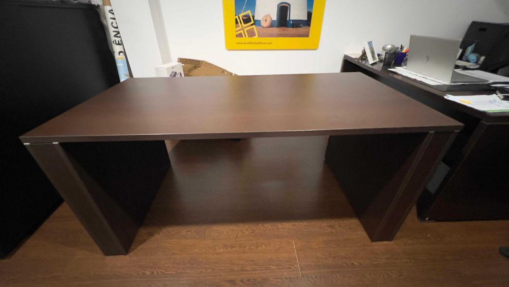 Secretária de Escritório Madeira Wenge