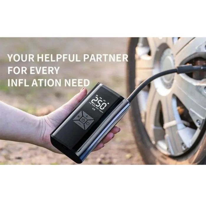 Акумуляторний компресор 6000мАh/павербанк/компрессор/подарунок