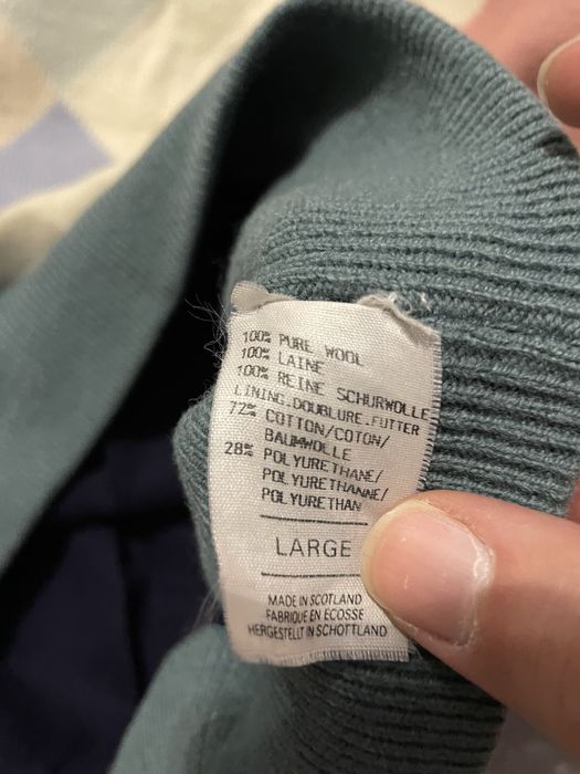 Винтажный свитер lyle Schott M-L с патчем