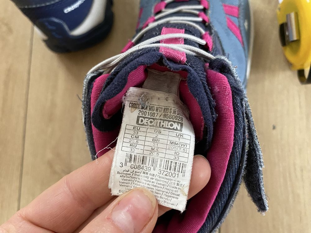 Buty  turystyczne , w góry , quechua crossrock decathlon 33