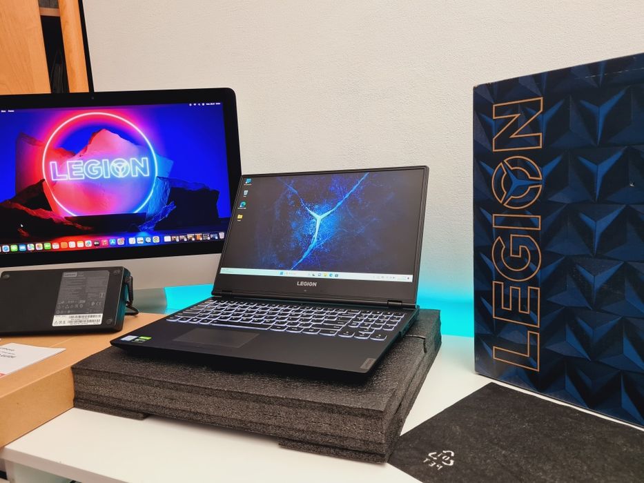 Gamingowy laptop Lenovo 32GB/GTX1660ti/SSD cały zestaw do gier