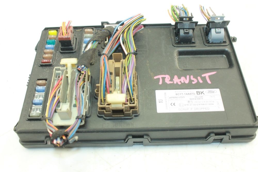 ford transit mk7 2.4 tdci skrzynka bsi moduł bezpieczników wtyczki
