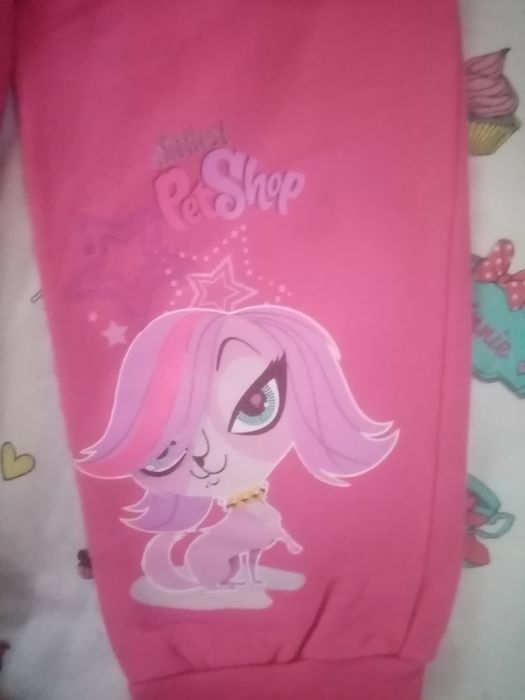 Spodnie dresowe litles pet Shop r 116 dla dziewczynki
