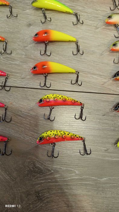 Woblery trociowe Salmon 65 cm rękodzieło