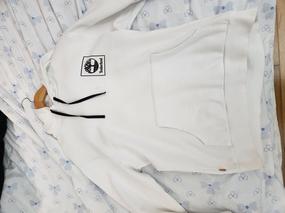 Sweat branca timberlands