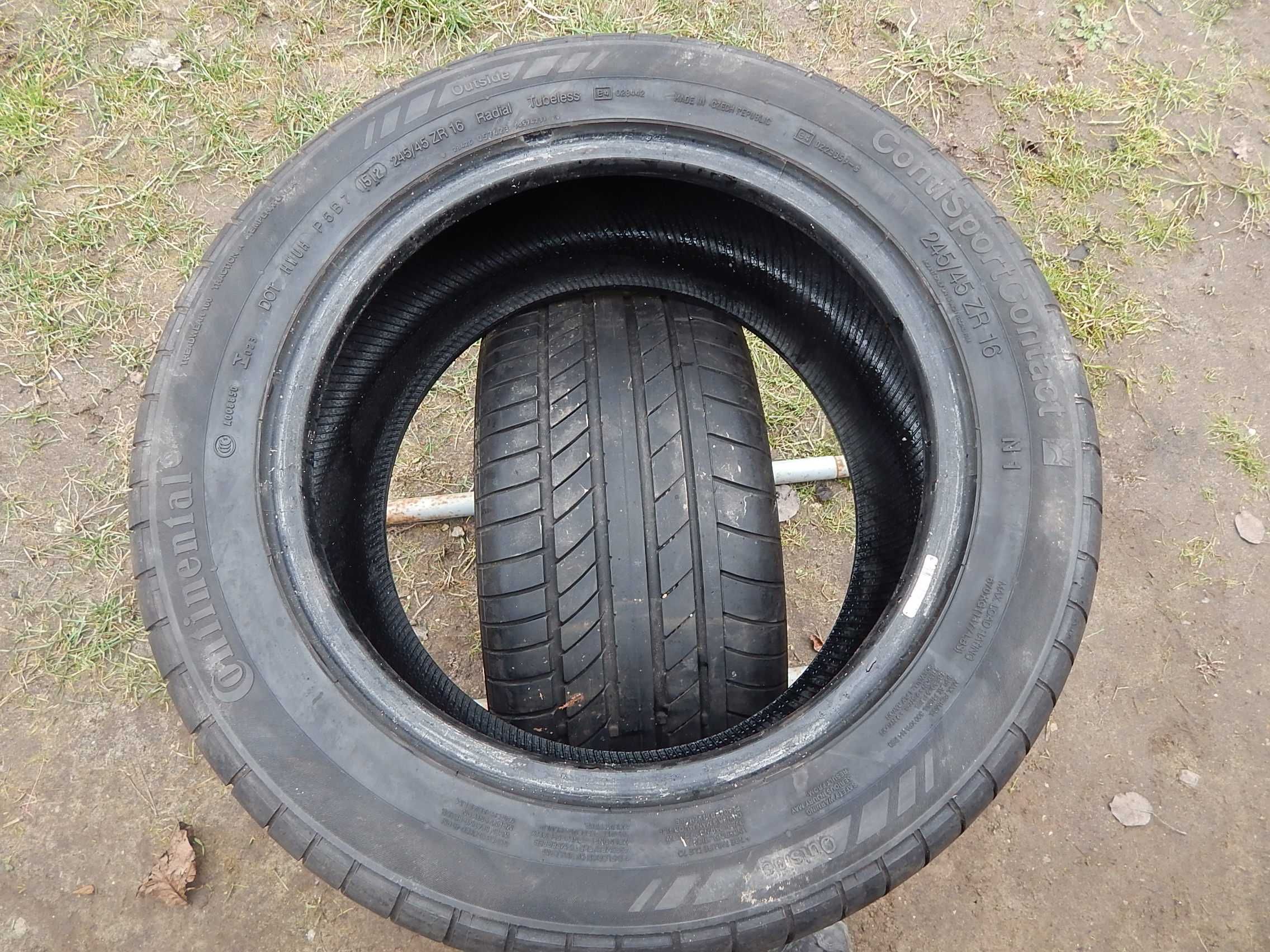 Sprzedam opony 245/45 R16 2szt.