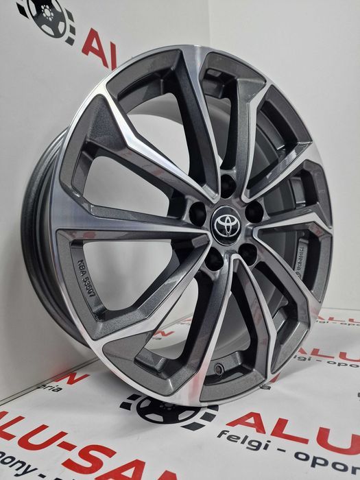 NOWE alufelgi TOYOTA 18" 5x114,3 Auris Yaris Cross CH-R  -Grafit Pol