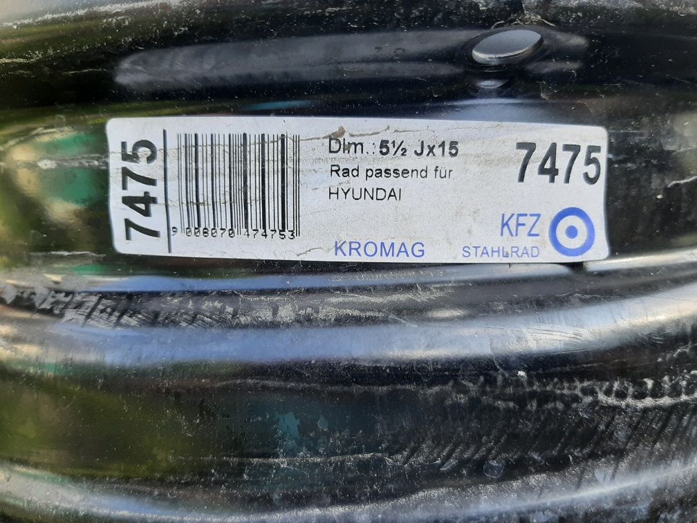 Диски 5-114,3 R15 Hyundai I30,Kia Ceed