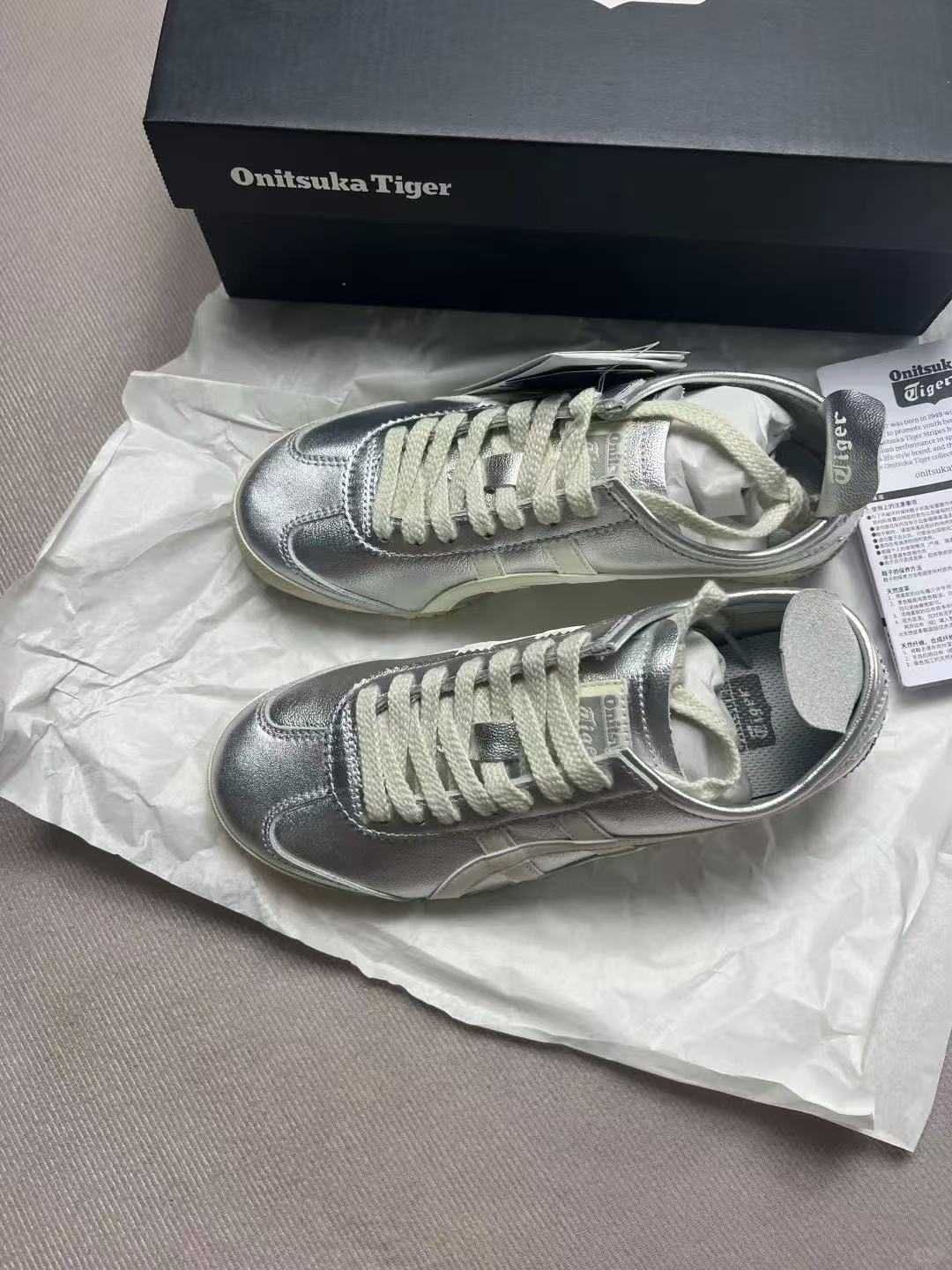 Onitsuka Tiger Mexico 66 Silver Off White R.41