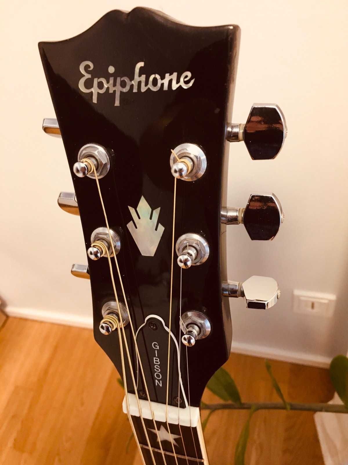 Акустическая гитара Epiphone SQ-180 Mini Jumbo, 1991, Korea