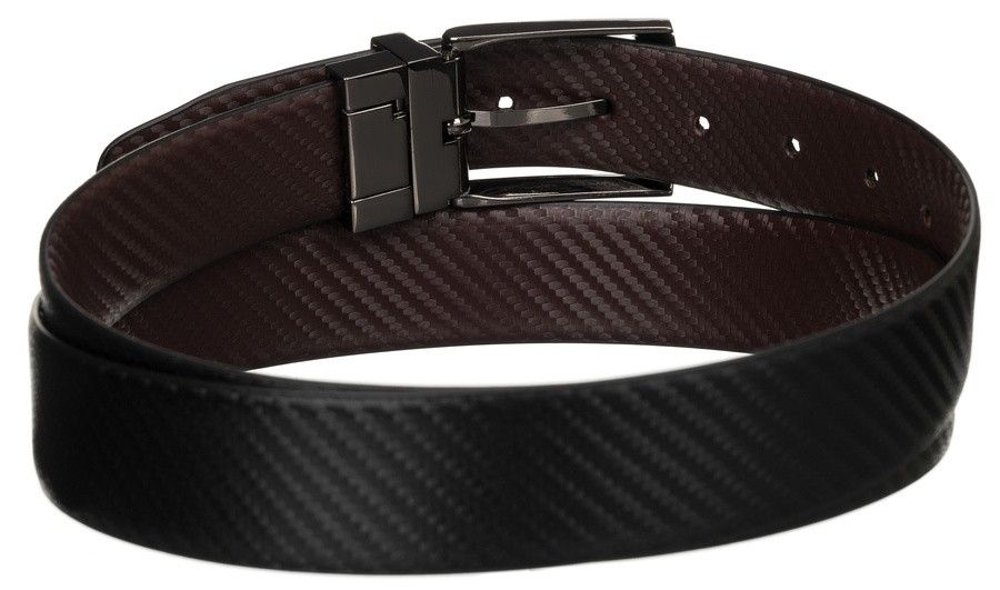 dwustronny pasek męski z obrotową klamrą - peterson 115