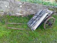 Carroça de burros para restauro