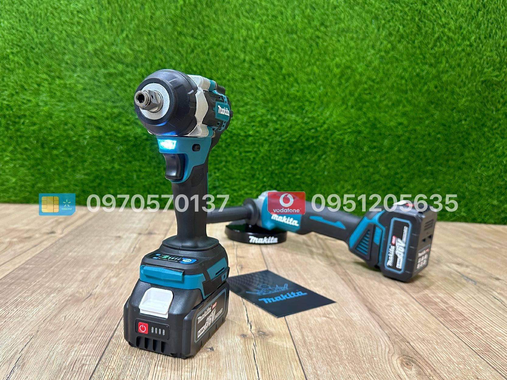 Набір 2/1 Makita Болгарка DGA504 + Гайковерт імпакт DTW500 АКБ 36V 8Ah