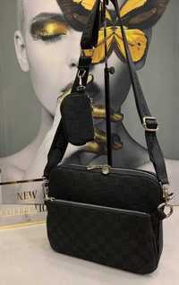 Мужская сумка Louis Vuitton Trio мессенджер 3 в 1 луи через плечо