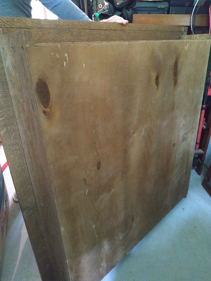 Szafka łazienkowa wisząca lite drewno dąb 117cm x 119cm NOWA