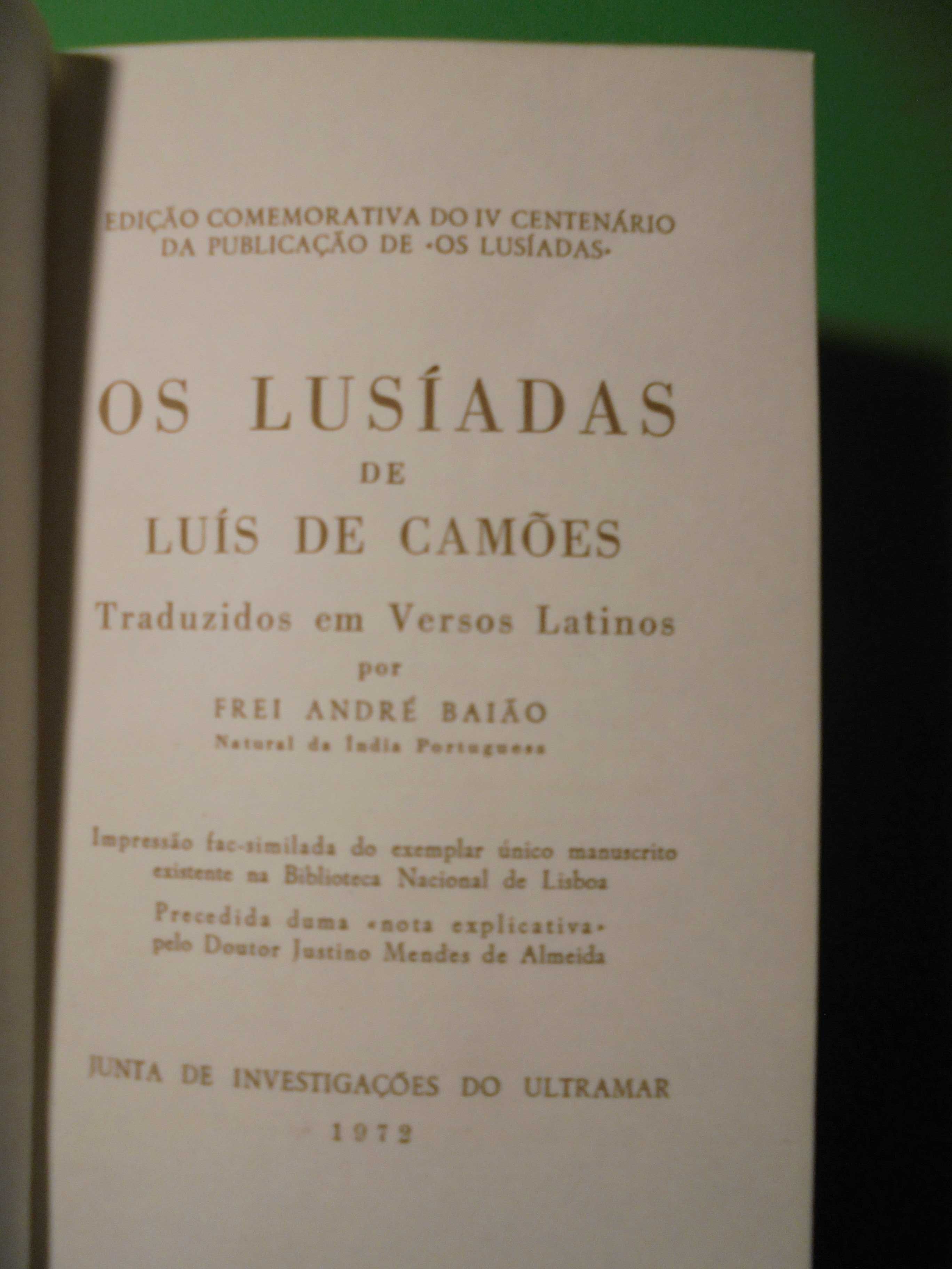 Baião (André,Frei);Os Lusiadas de Luis de Camões
