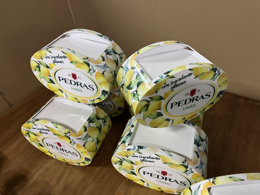 Porta guardanapos Pedras Limão conjunto de 7 unidades