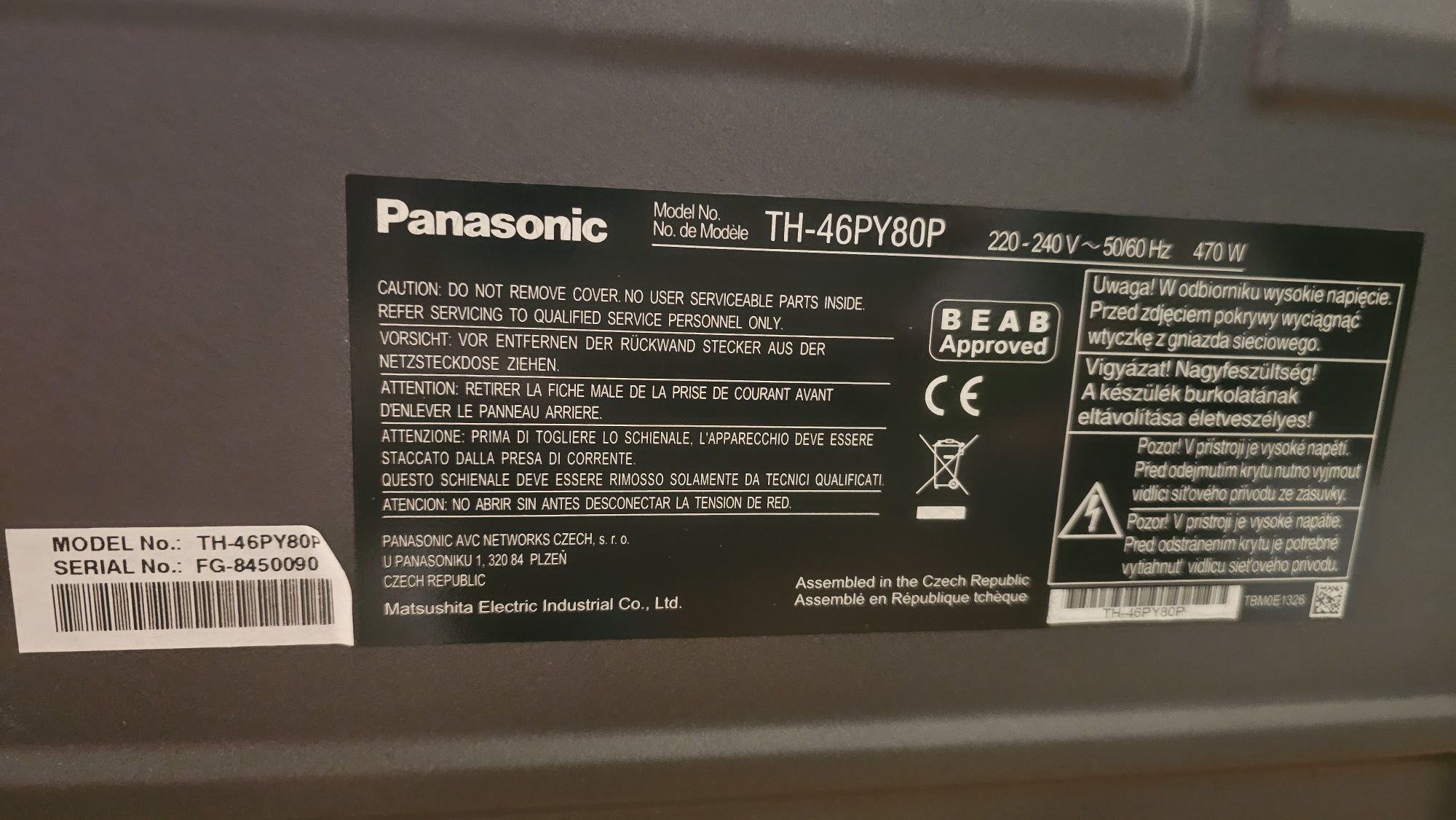 Telewizor Panasonic Viera 46 cali