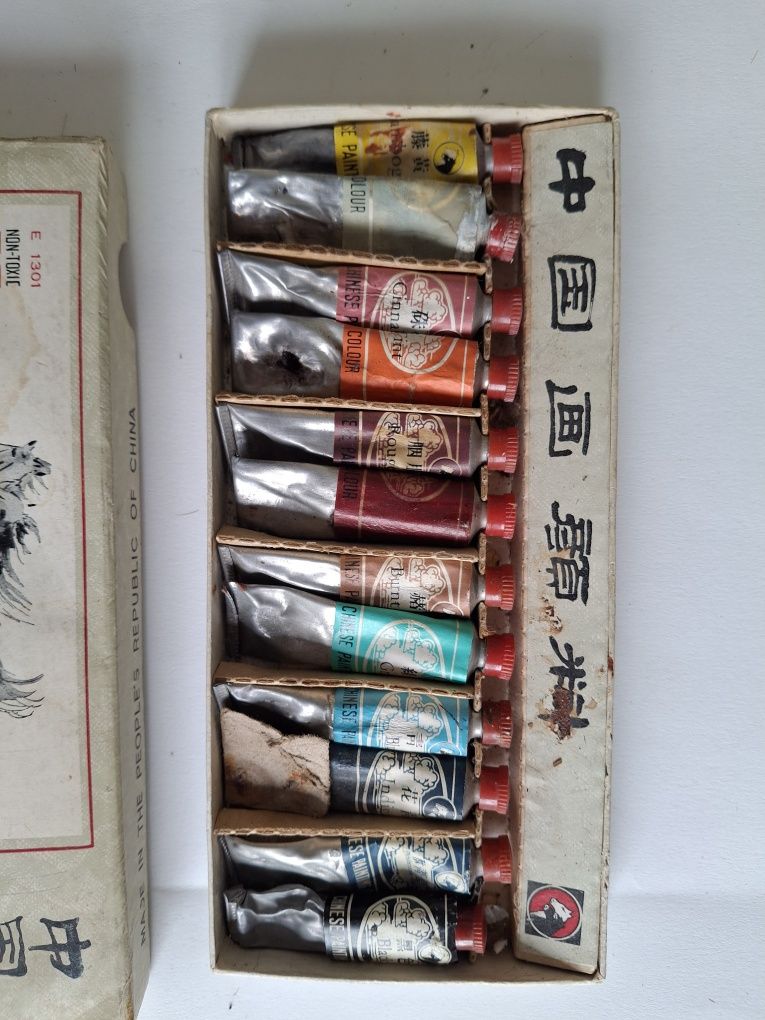 Belas artes tintas pintura chinese painting colour