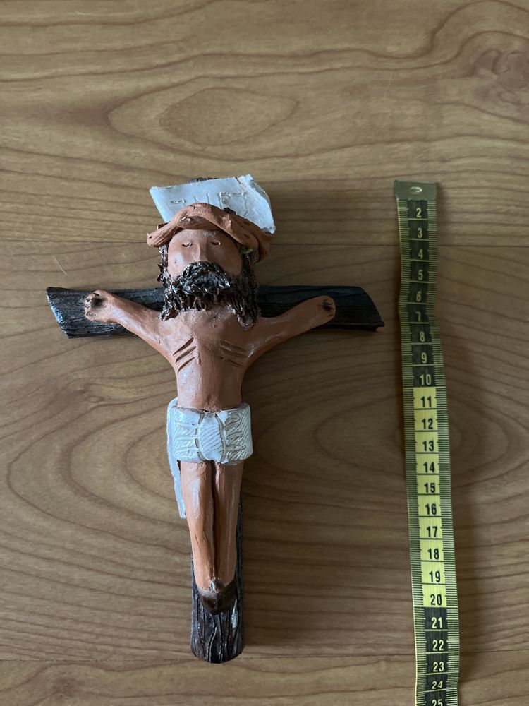 Cristo em barro - artesanato