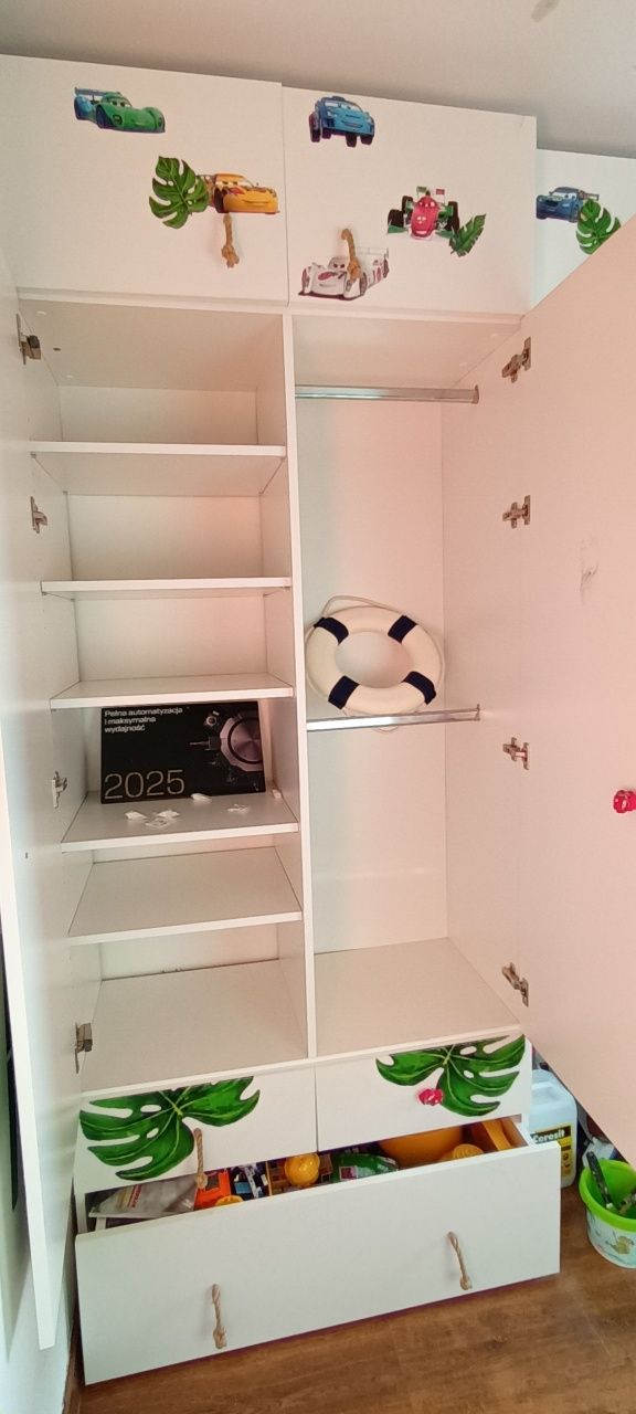 Biala Szafa dla dziecka I nie tylko 240/100/47 wys/szer/gł