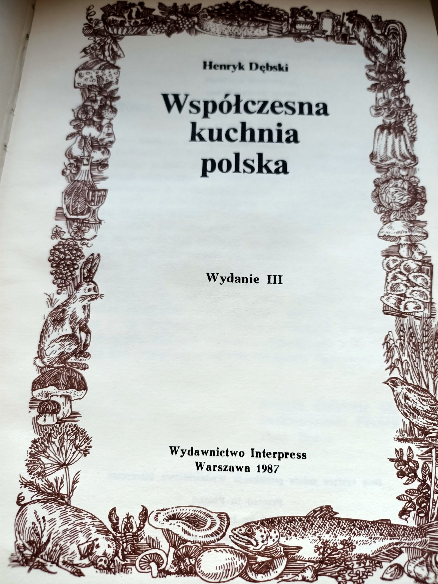 Współczesna kuchnia polska książka z przepisami