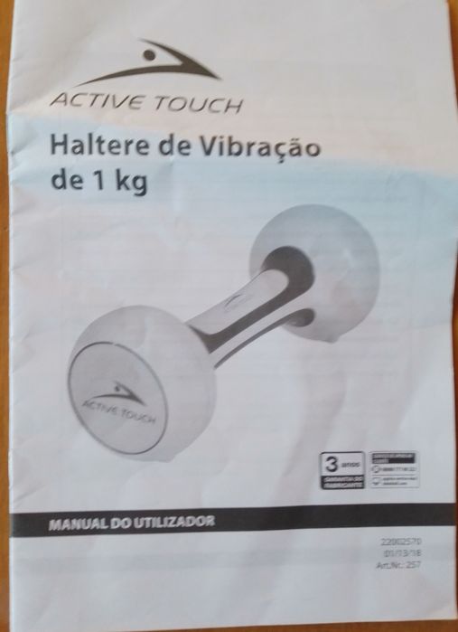 Haltere electrónico vibratório