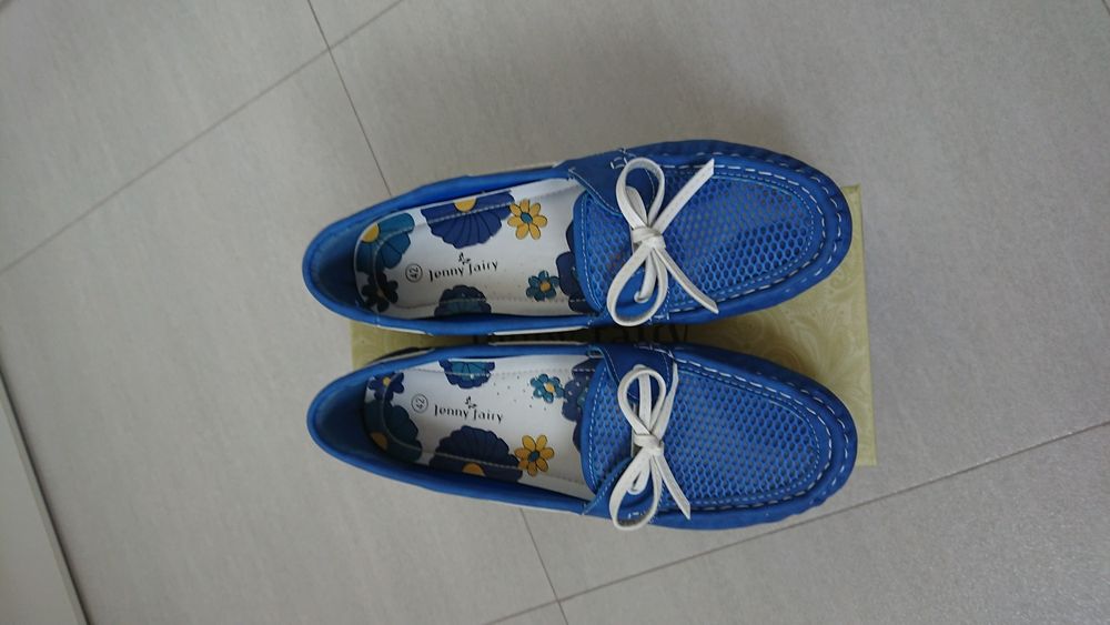Mokasyny damski niebieskie 42/26,8