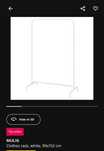 MULIG
Clothes rack, white, 99x152 cm