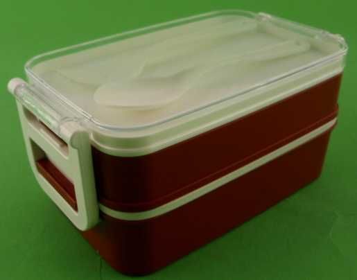 Lunch box pojemnik obiadowy sztućce komplet sztućców obiad śniadaniowy