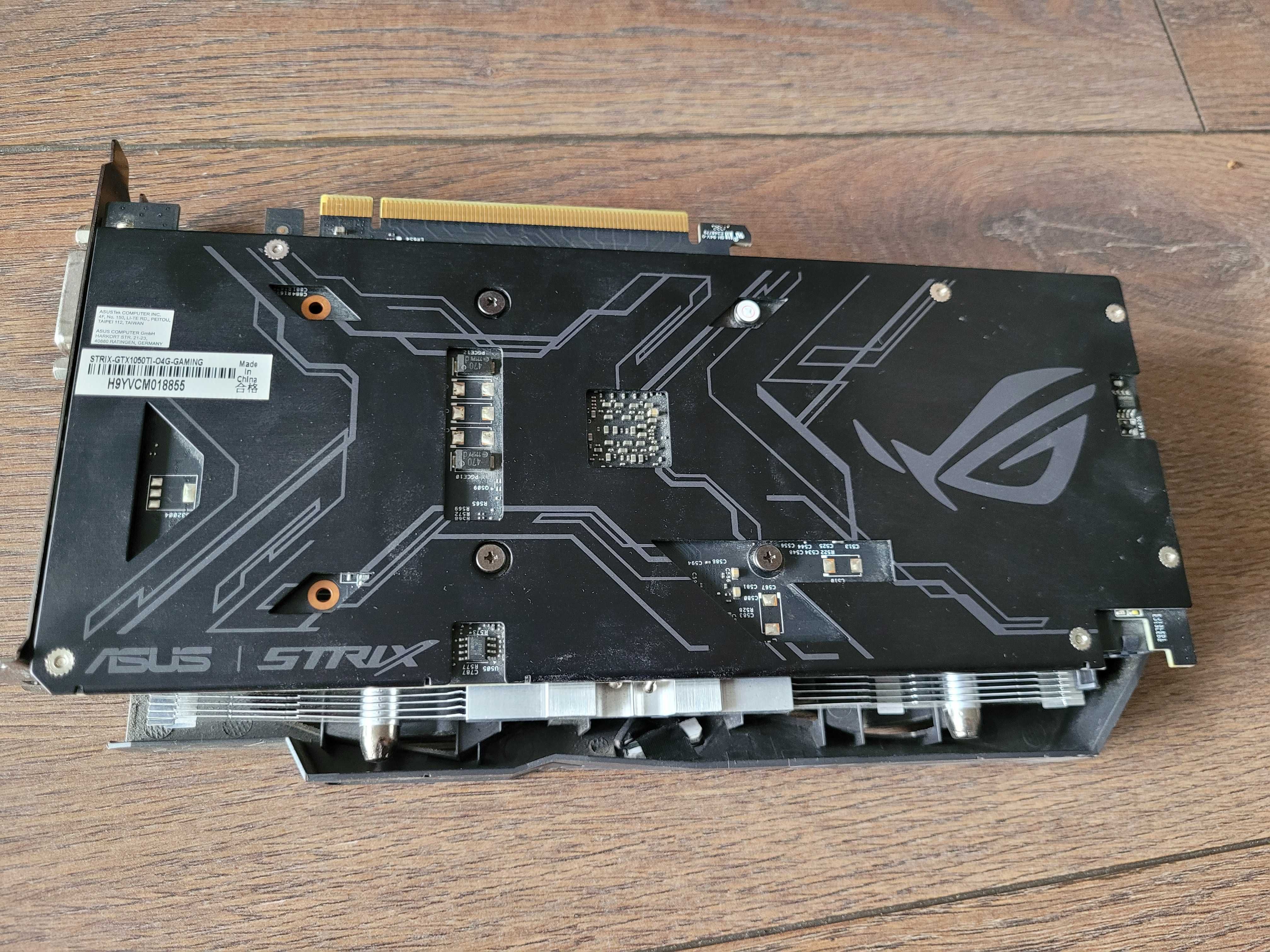 Asus GeForce GTX1050Ti Strix OC 4GB
