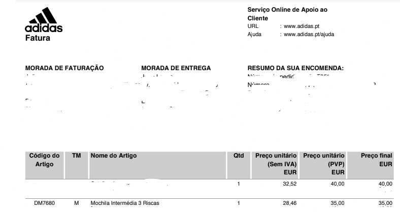 Mochila Intermédia Adidas 3 Riscas