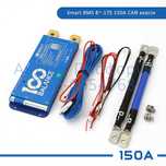 БМС 100BALANCE 150A 8-17S bms з блутус та Активним балансиром, Lifepo4
