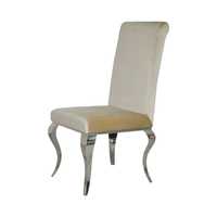 Krzesło glamour Premier Beige nowoczesne krzesło tapicerowane