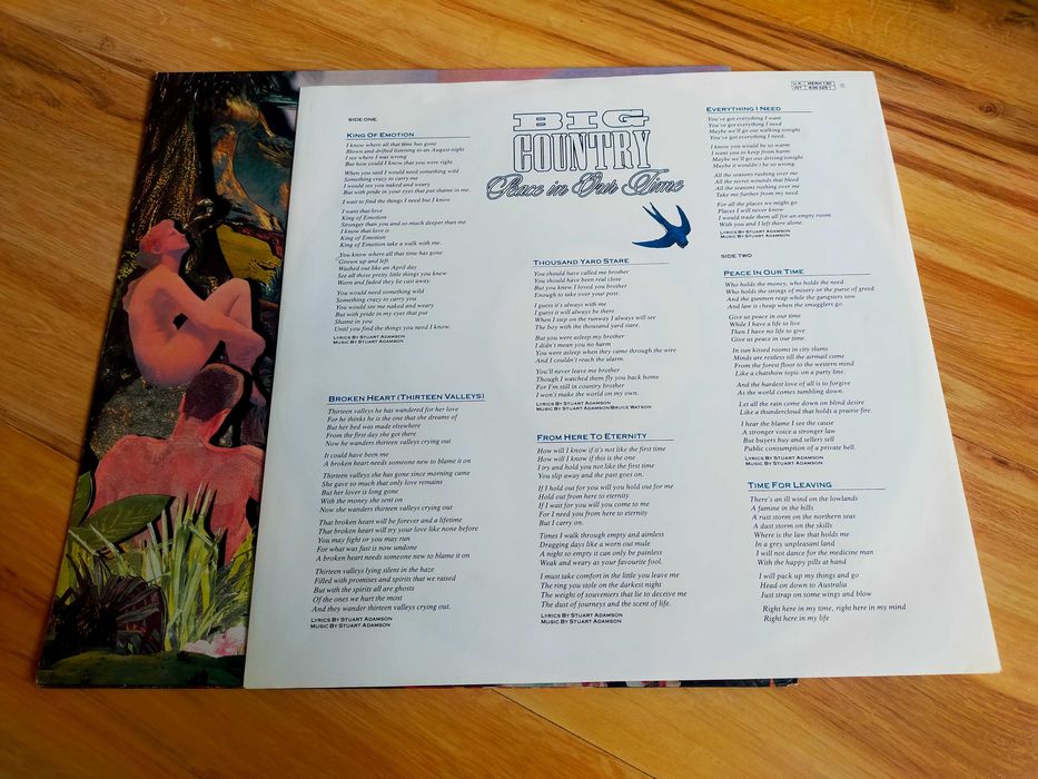 Big Country - Peace In Our Time. Winyl