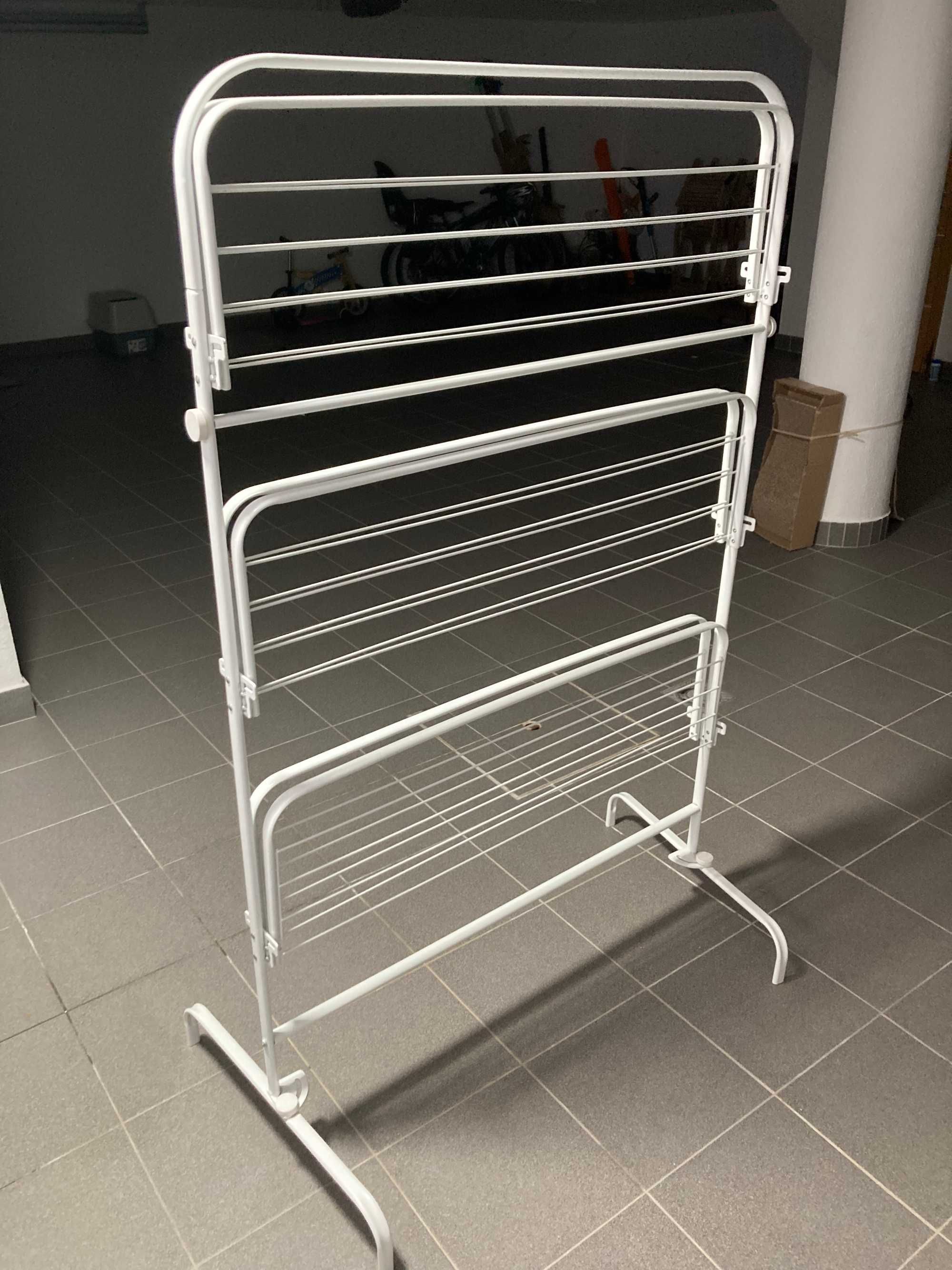 Estendal 3 níveis como novo int/ext, branco MULIG (IKEA)