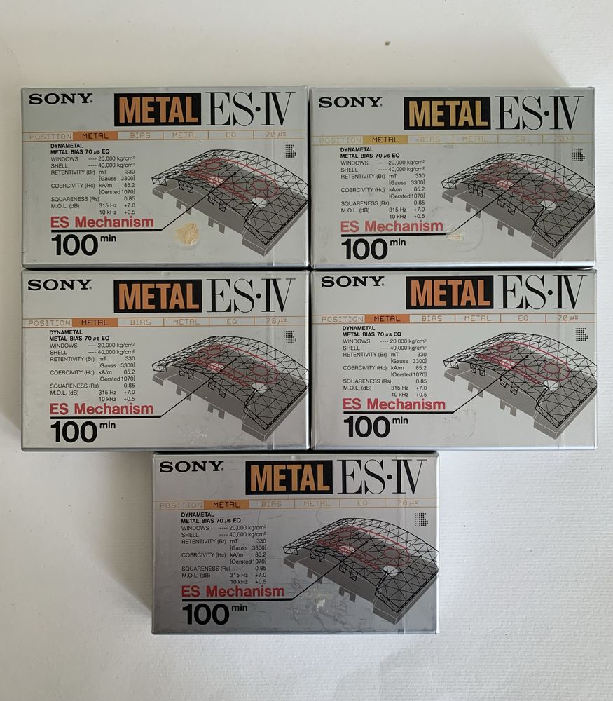 Аудиокассеты Sony ES IV 100 Metal