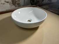 Lavatório de pousar D38x12.5 cm branco Sensea Essencial