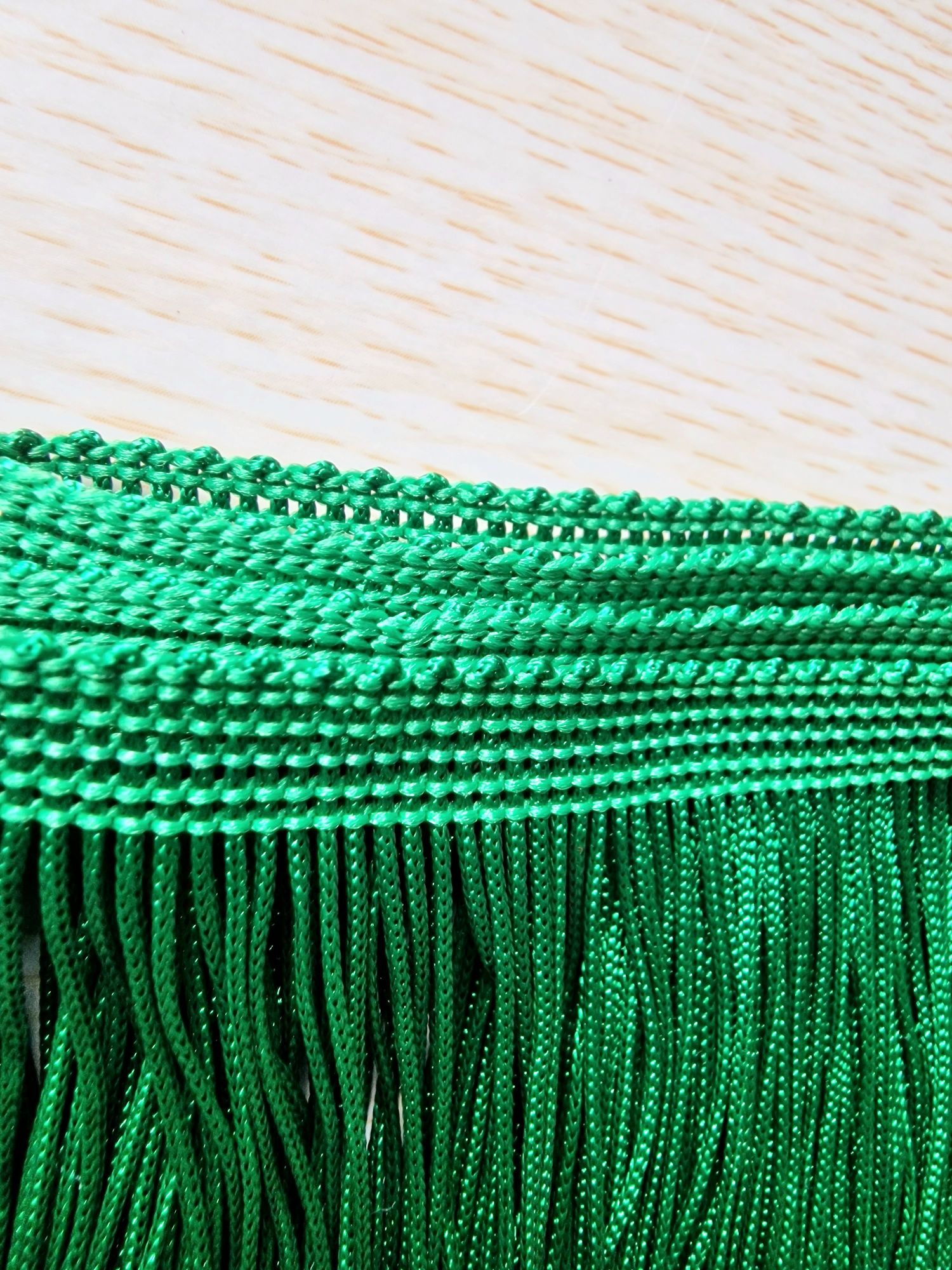 1 Metro de Franjas Verdes de 20cm Lace Tassel