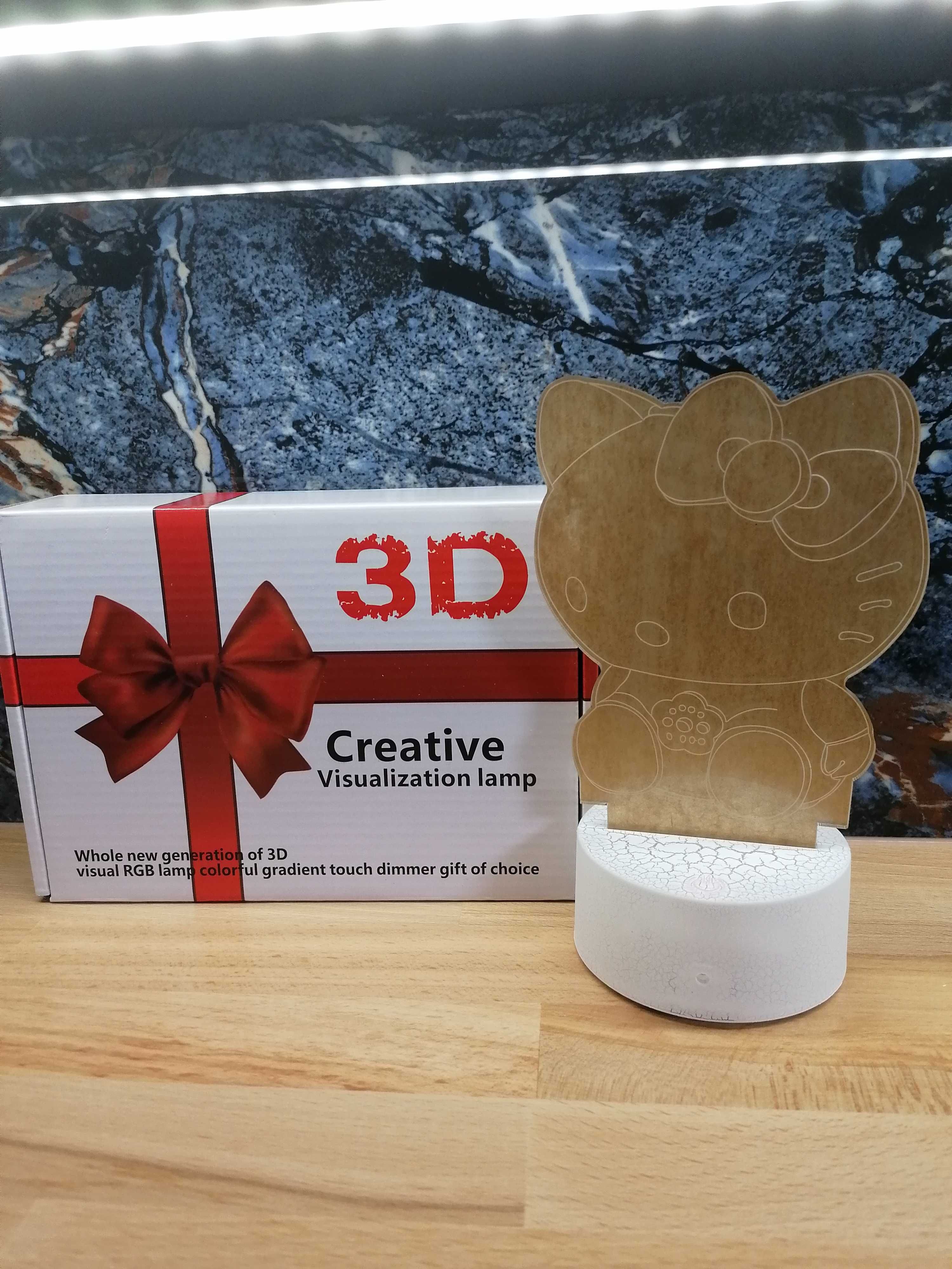 Lampka Led 3D Hello Kitty
