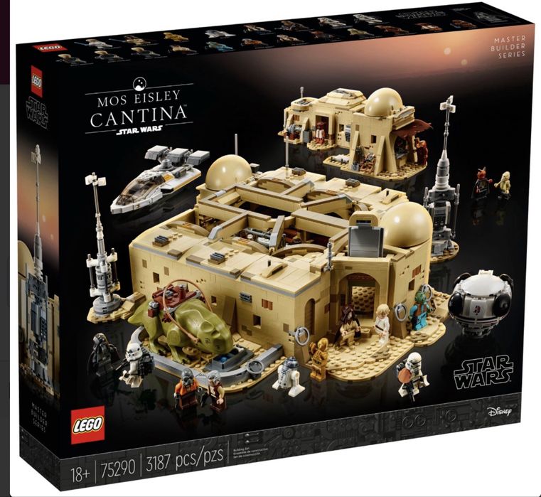 LEGO 75290 Star Wars - Mos Eisley / uzywany pelny zestaw