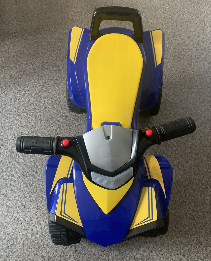 Pojazd Jeździk Quad dla dziecka na roczek Good Year niebieski
