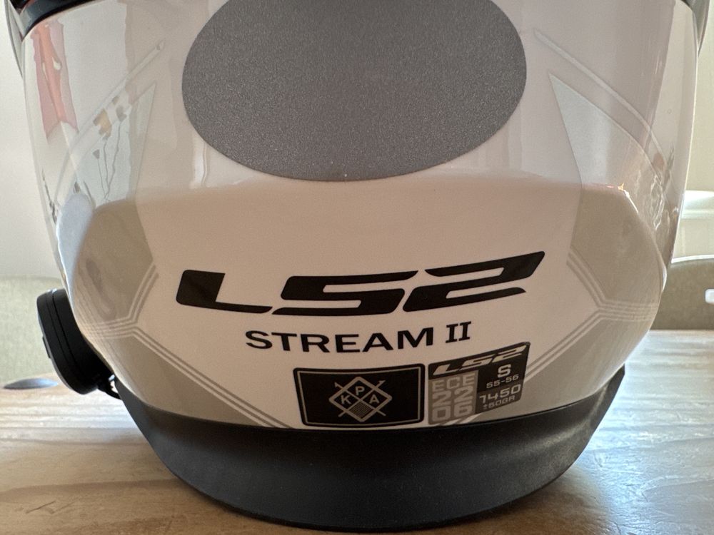 Capacete Integral LS2 STREAM II + CARDO SPIRIT