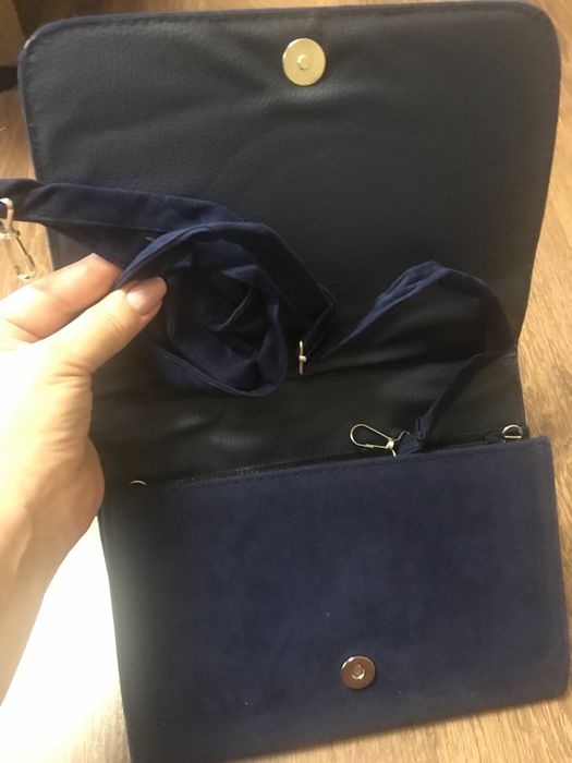 Синя жіноча сумочка